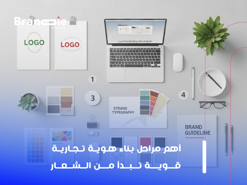 تصميم شعار وهوية تجارية