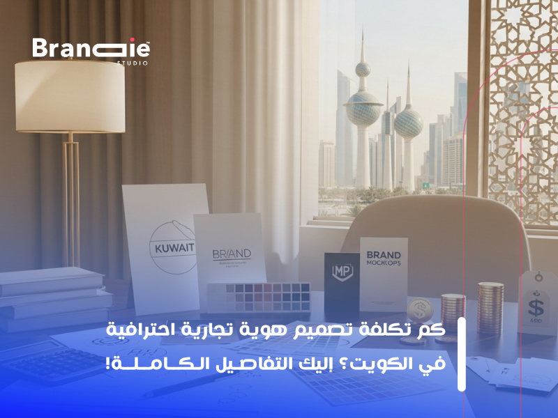 تكلفة تصميم هوية تجارية بالكويت