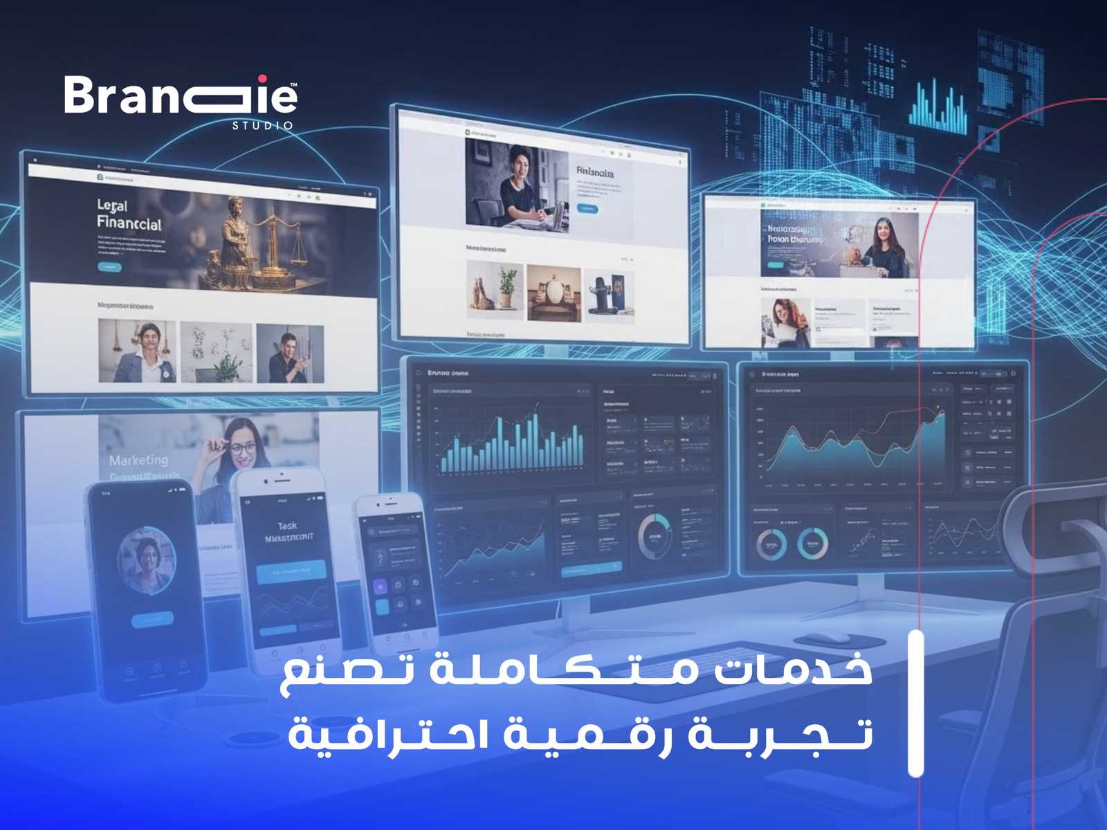 خدمات تصميم مواقع احترافية بالكويت