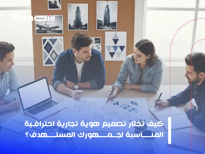 تصميم هوية تجارية احترافية