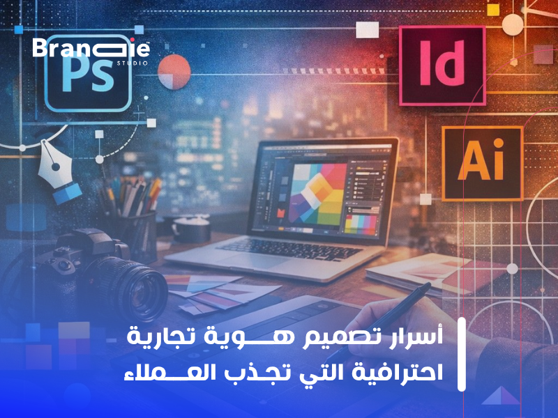 تصميم هوية تجارية احترافية