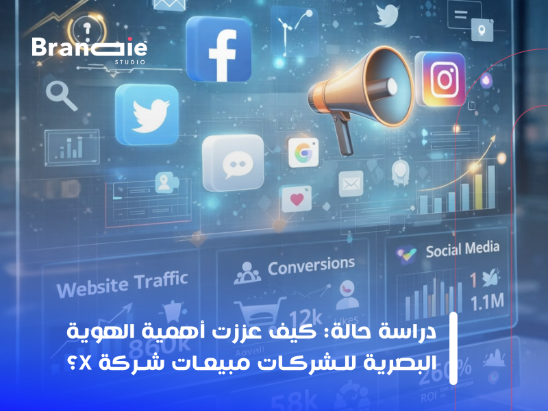 تصميم هوية تجارية احترافية