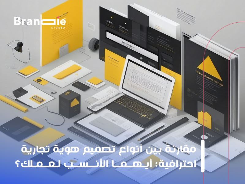 تصميم هوية تجارية احترافية