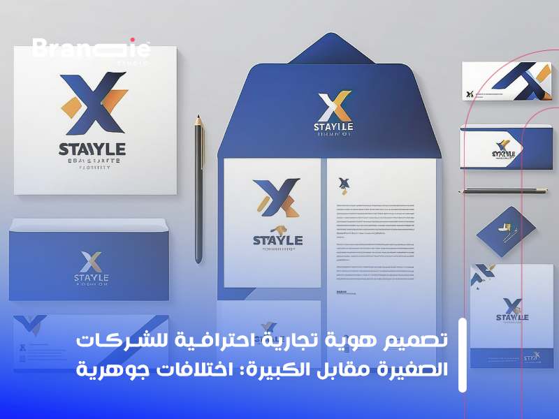 تصميم هوية تجارية احترافية