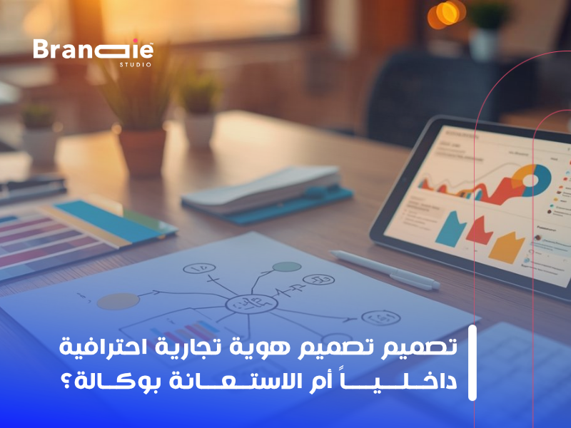 تصميم هوية تجارية احترافية