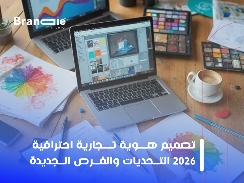 تصميم هوية تجارية احترافية